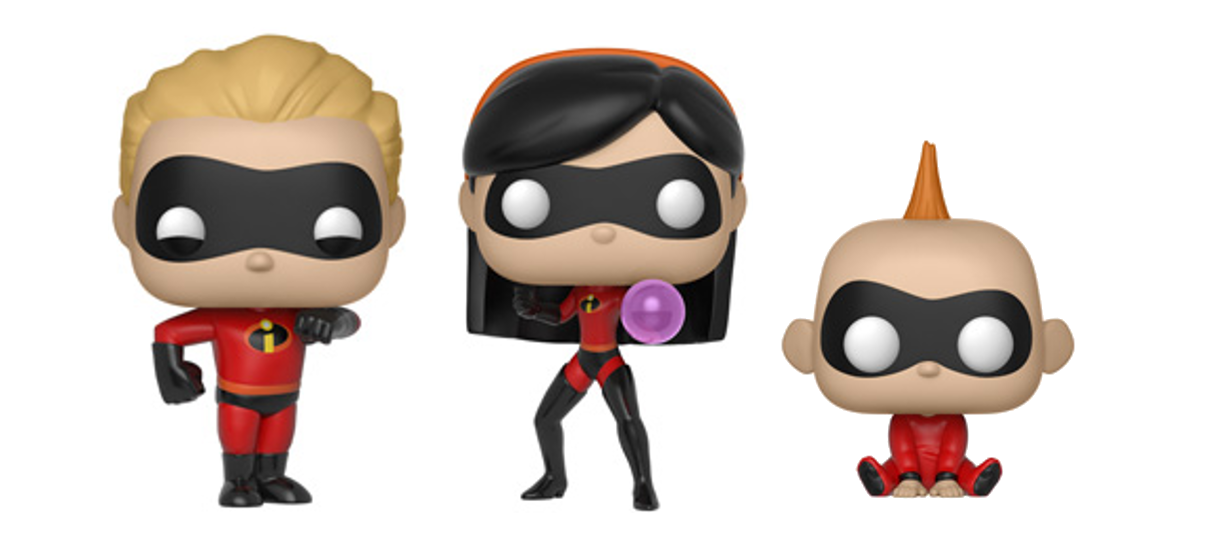 Funko anuncia pelúcias, chaveiros e bonecos Pop! de Os Incríveis 2