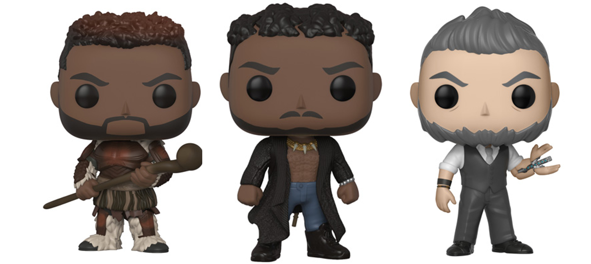 KIllmonger, Garra Sônica e M'Baku vão ganhar Funko Pop!