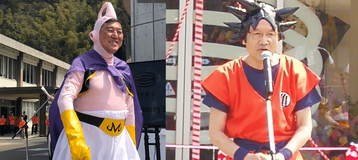 Políticos japoneses fazem cosplay de personagens de Dragon Ball Z