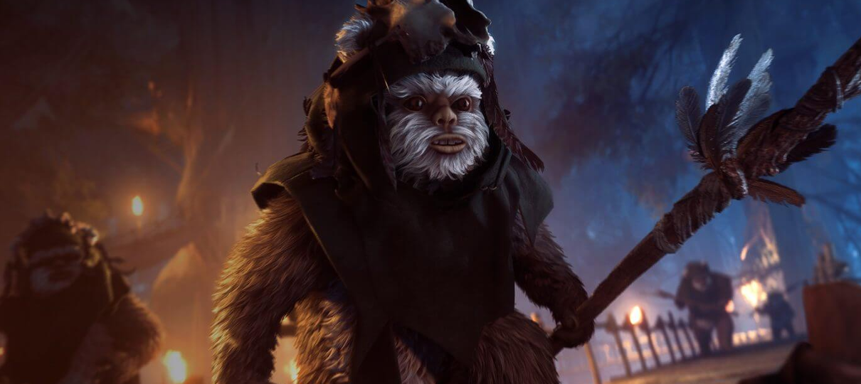 Novo modo de Star Wars Battlefront II deixará você jogar com um Ewok
