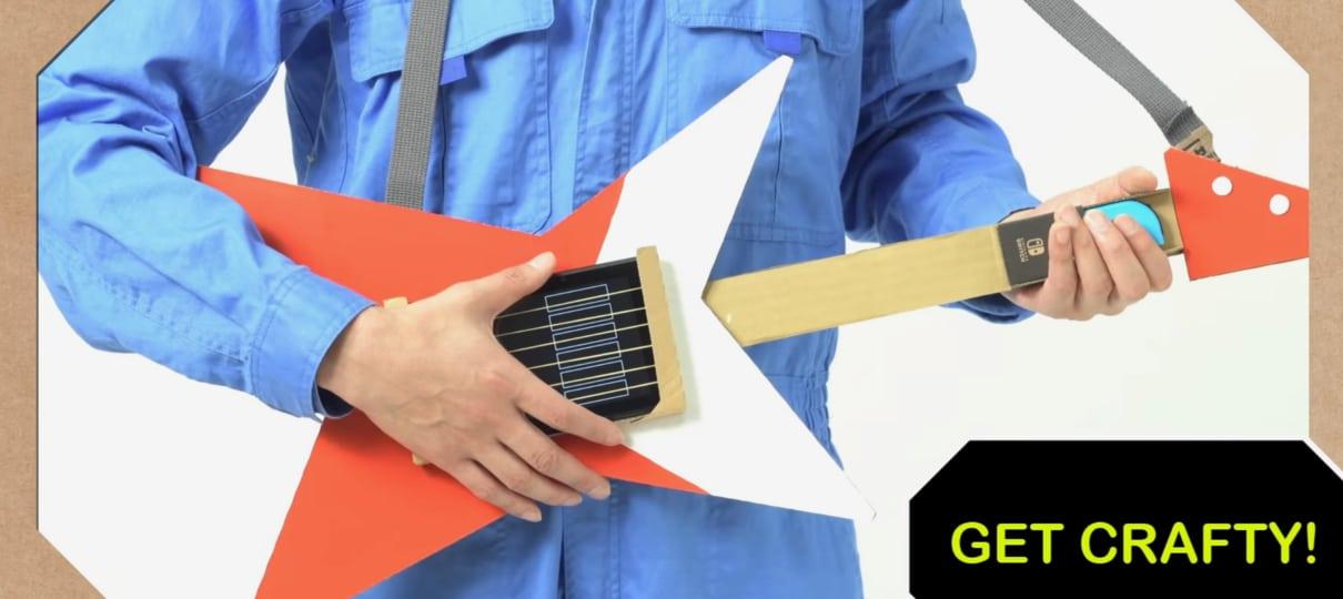 Nintendo Labo | Novo vídeo ensina como fazer um violão com o Toy-Con Garage