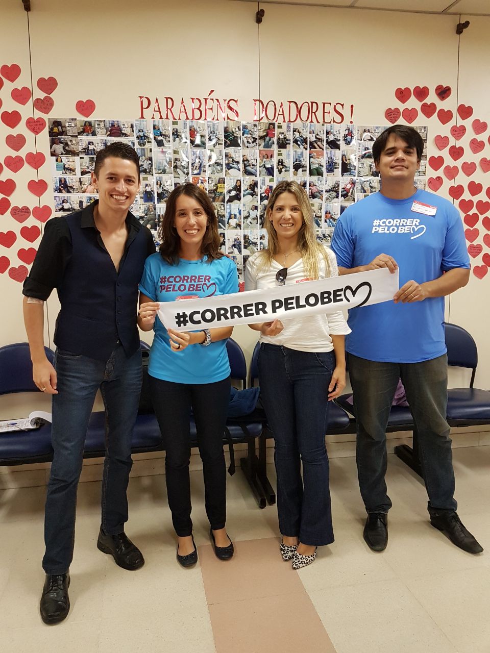 Rafael Vargas Marques e equipe Correr Pelo Bem
