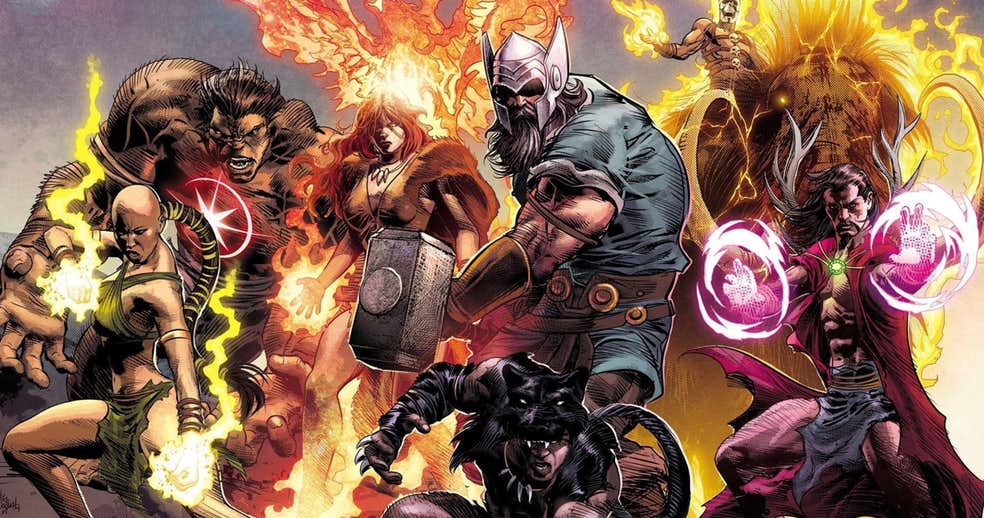 Vingadores pré-históricos enfrentam celestiais em HQ
