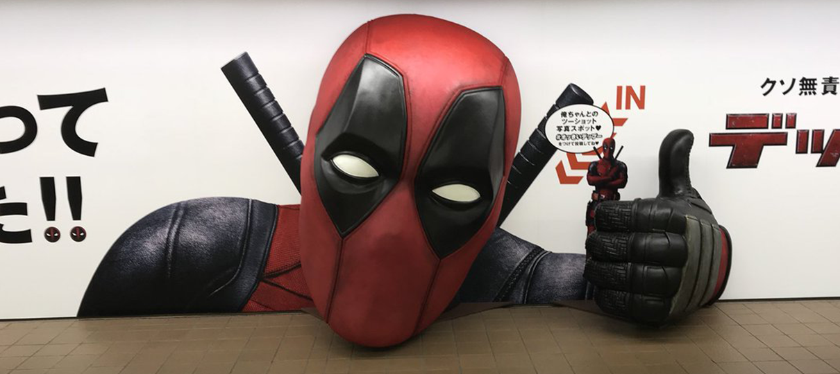 Deadpool 2 | Cabeça gigante do personagem invade o metrô de Tóquio