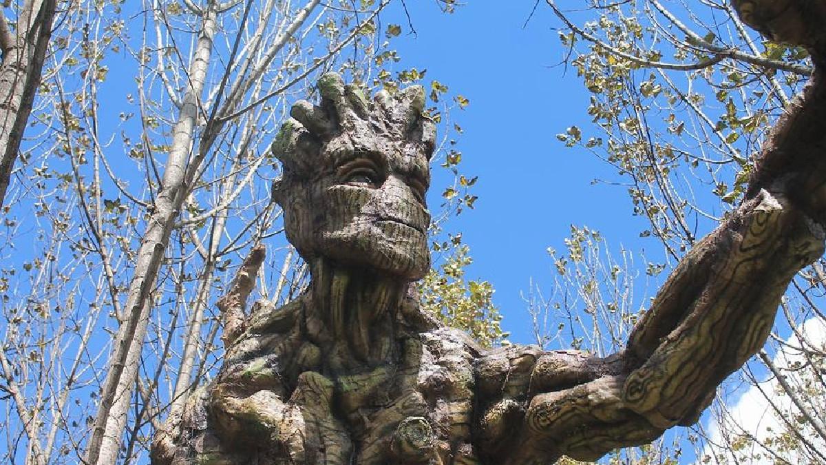 Parque ecológico no Peru inaugura estátuas do Groot
