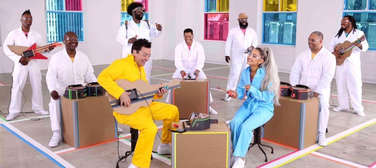 Ariana Grande fará apresentação com instrumentos feitos com Nintendo Labo
