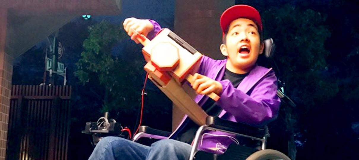 Inventor faz cadeira de rodas controlada com o Nintendo Labo