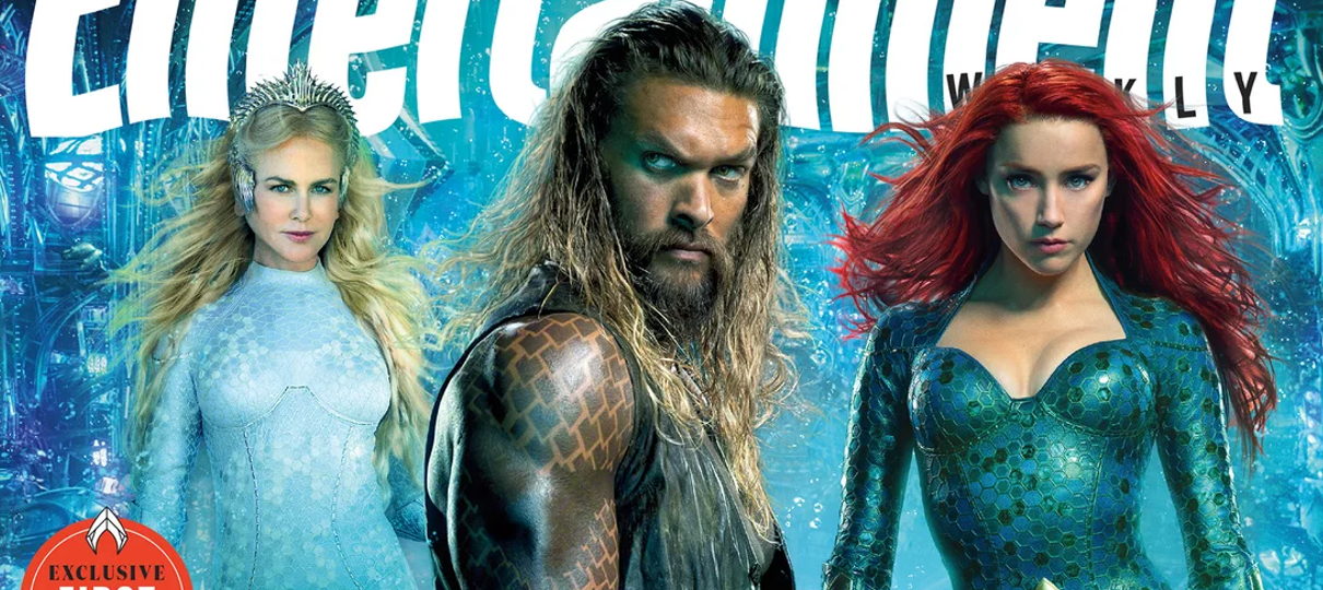 Novas imagens de Aquaman destacam visual dos personagens
