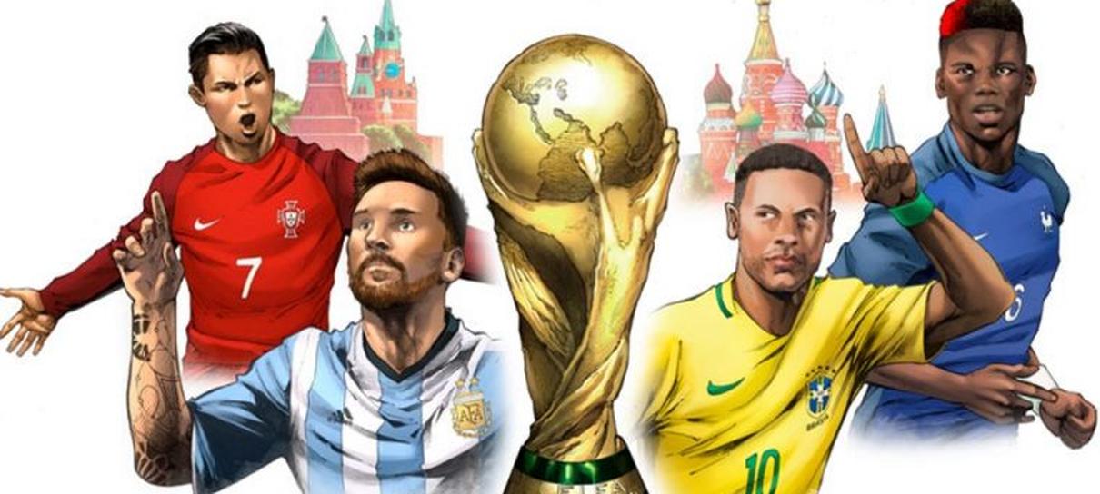 Marvel lança HQs com estrelas do futebol para celebrar a Copa do Mundo 2018