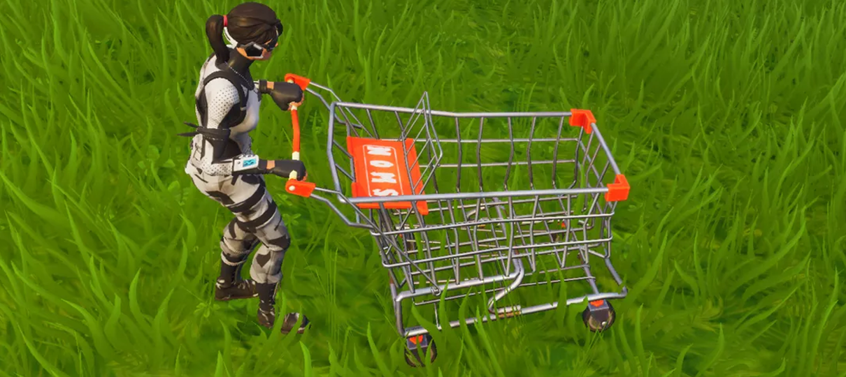 Carrinhos de supermercado estão de volta em Fortnite!