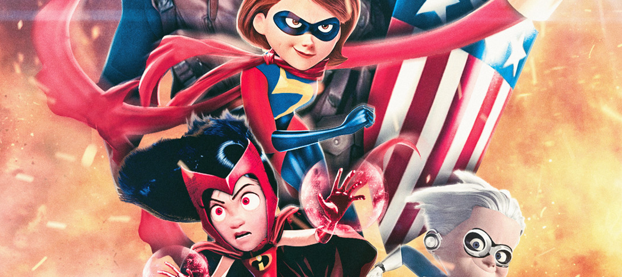 Esse crossover de Os Incríveis e Marvel aqueceu nosso coração