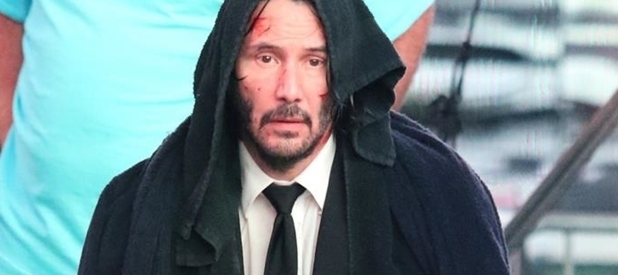 John Wick está encharcado na Times Square em novas fotos do terceiro filme