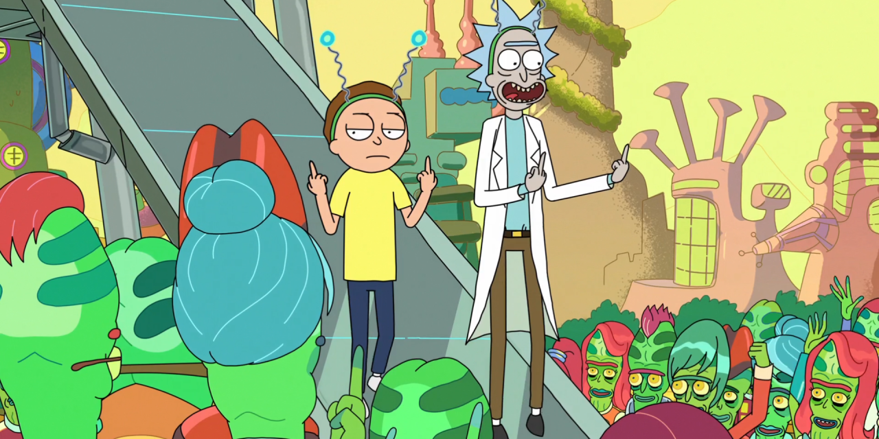 Rick e Morty mandam parabéns para Kanye West em mensagem especial