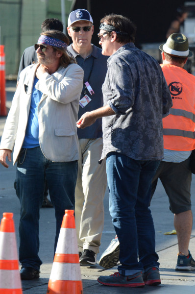 Mandatory Credit: Photo by Broadimage/REX/Shutterstock (9768931b)
Quentin Tarantino
'Once Upon a Time' on set filming, Los Angeles, USA - 24 Jul 2018
Quentin Tarantino shooting scenes for the upcoming Movie Once Upon a Time in Hollywood in Los Angeles