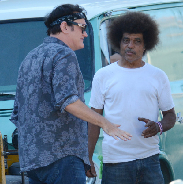 Mandatory Credit: Photo by Broadimage/REX/Shutterstock (9768931d)
Quentin Tarantino
'Once Upon a Time' on set filming, Los Angeles, USA - 24 Jul 2018
Quentin Tarantino shooting scenes for the upcoming Movie Once Upon a Time in Hollywood in Los Angeles