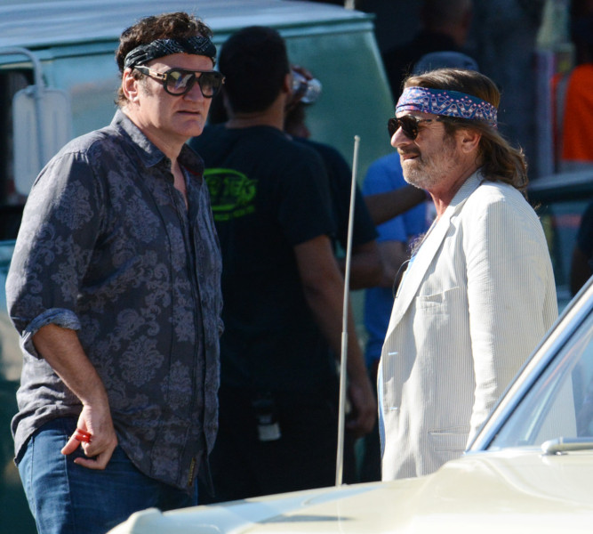 Mandatory Credit: Photo by Broadimage/REX/Shutterstock (9768931k)
Quentin Tarantino
'Once Upon a Time' on set filming, Los Angeles, USA - 24 Jul 2018
Quentin Tarantino shooting scenes for the upcoming Movie Once Upon a Time in Hollywood in Los Angeles