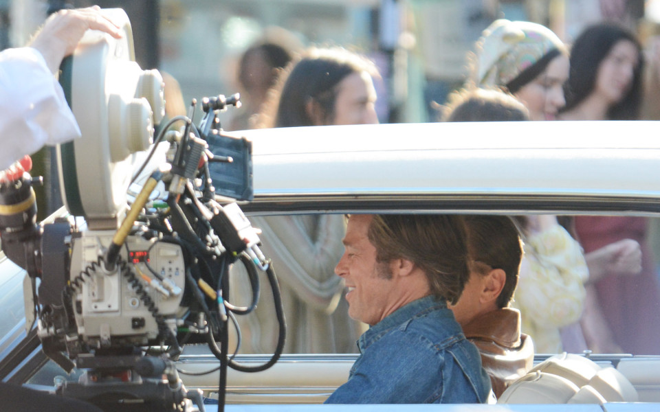 Mandatory Credit: Photo by Broadimage/REX/Shutterstock (9768931n)
Leonardo DiCaprio
'Once Upon a Time' on set filming, Los Angeles, USA - 24 Jul 2018
Brad Pitt, Leonardo DiCaprio shooting scenes for the upcoming Movie Once Upon a Time in Hollywood in Los Angeles