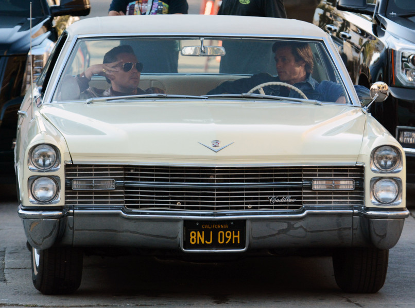 Mandatory Credit: Photo by Broadimage/REX/Shutterstock (9768931p)
Leonardo DiCaprio
'Once Upon a Time' on set filming, Los Angeles, USA - 24 Jul 2018
Brad Pitt, Leonardo DiCaprio shooting scenes for the upcoming Movie Once Upon a Time in Hollywood in Los Angeles