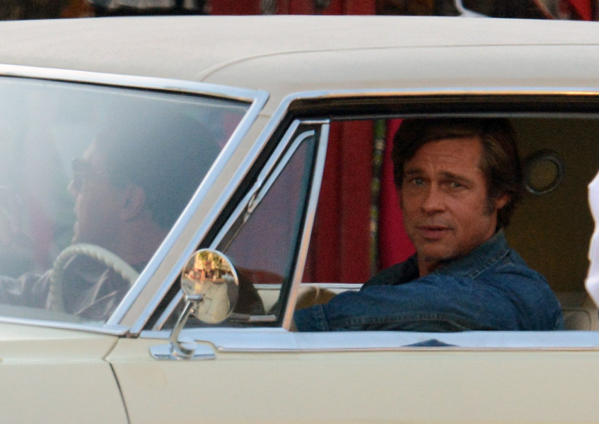 Mandatory Credit: Photo by Broadimage/REX/Shutterstock (9768931s)
Leonardo DiCaprio
'Once Upon a Time' on set filming, Los Angeles, USA - 24 Jul 2018
Brad Pitt, Leonardo DiCaprio shooting scenes for the upcoming Movie Once Upon a Time in Hollywood in Los Angeles