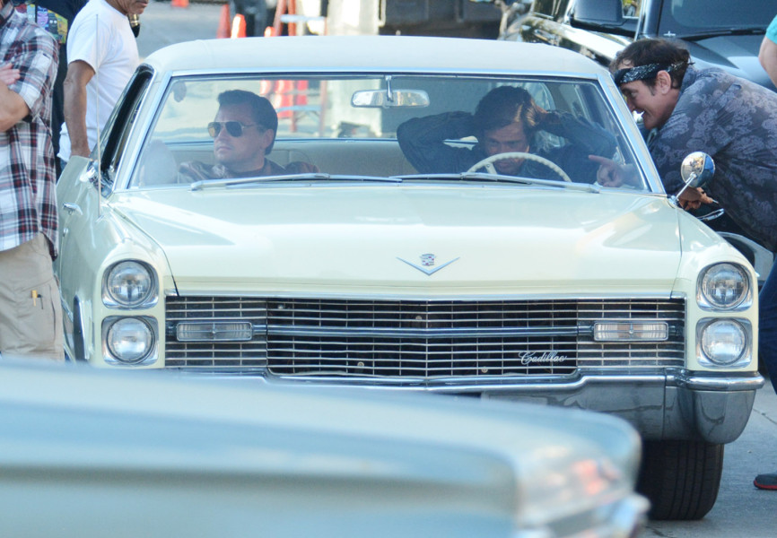 Mandatory Credit: Photo by Broadimage/REX/Shutterstock (9768931u)
Leonardo DiCaprio
'Once Upon a Time' on set filming, Los Angeles, USA - 24 Jul 2018
Brad Pitt, Leonardo DiCaprio shooting scenes for the upcoming Movie Once Upon a Time in Hollywood in Los Angeles