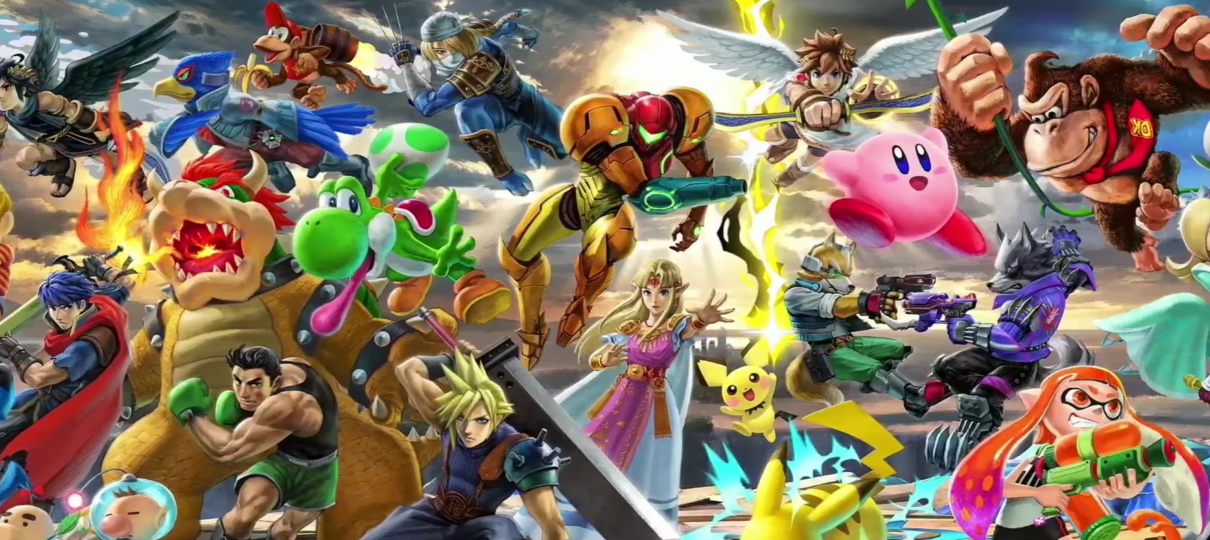 Muitos personagens se enfrentam em novo trailer de Super Smash Bros. Ultimate!