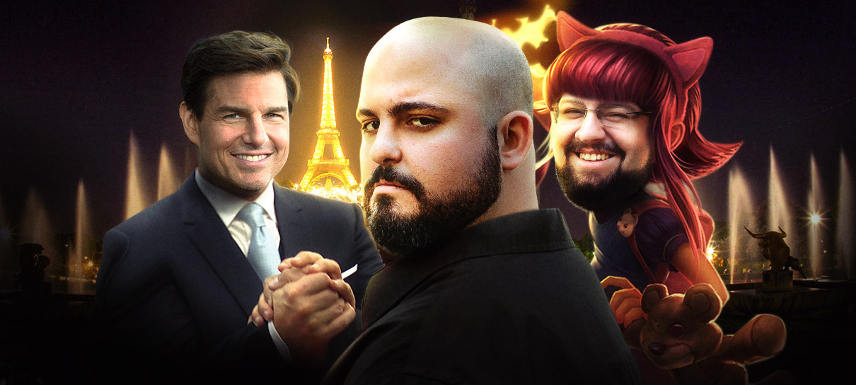 Amigo do Tom Cruise e visita a Riot Games