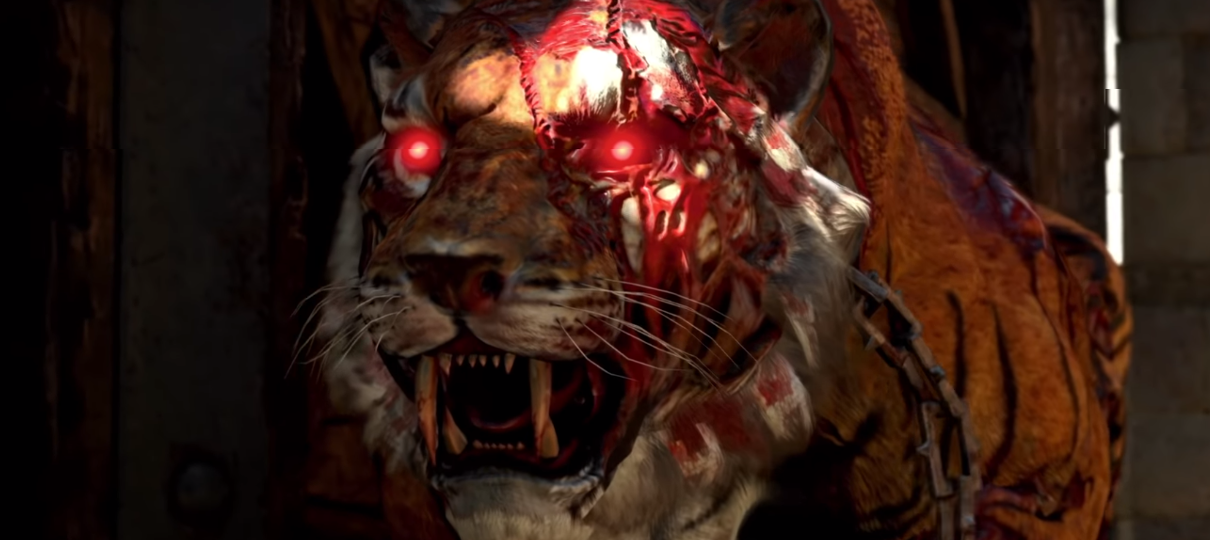 Tigres infectados assombram novo trailer do modo zumbi de Call of Duty: Black Ops 4