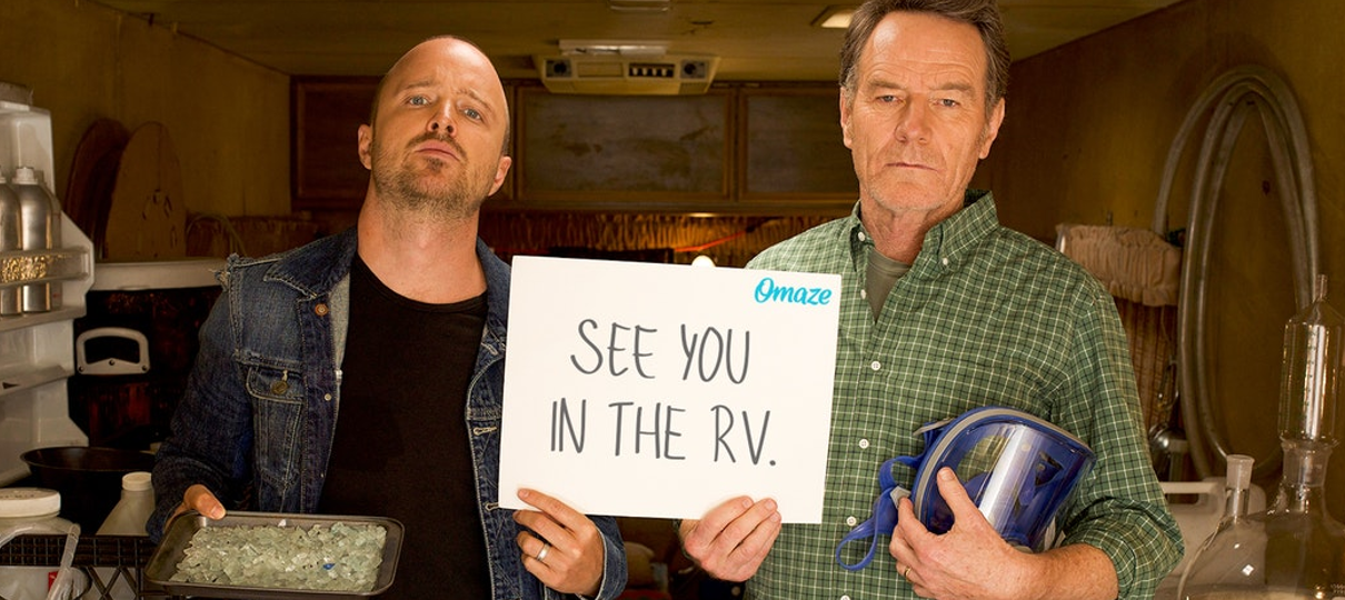 Campanha vai levar fã para "cozinhar" com Bryan Cranston e Aaron Paul, de Breaking Bad!