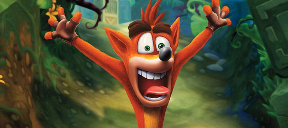 A caixa de Crash Bandicoot N. Sane Trilogy para Nintendo Switch é minimalista demais