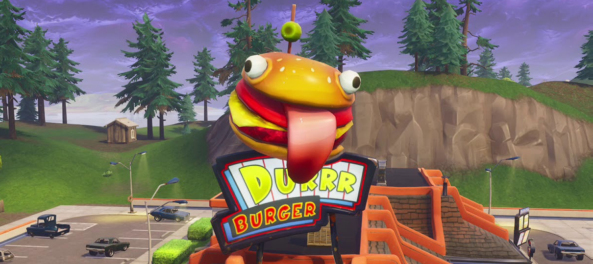 Fortnite invade o mundo real: Durr Burger é encontrado em deserto nos EUA