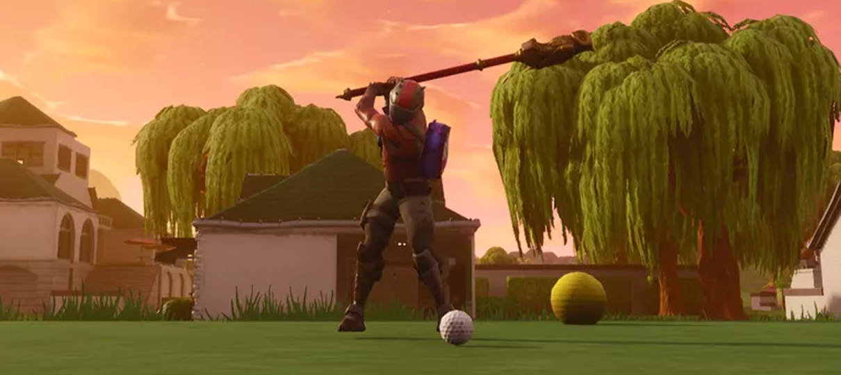 Jogadores de Fortnite já estão jogando golfe no Battle Royale