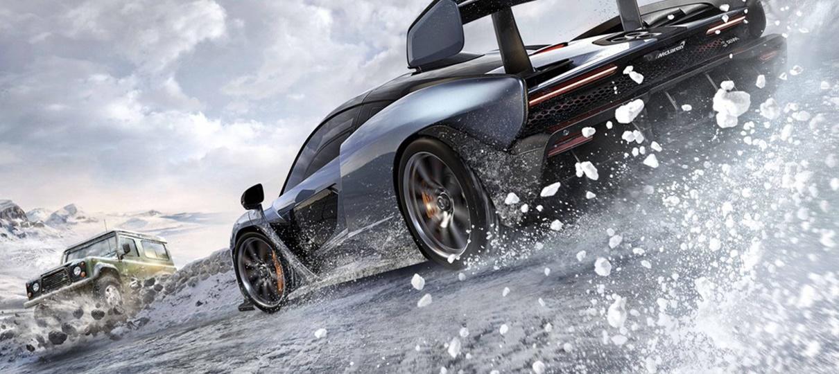 Conheça as locações geladas de Forza Horizon 4 em novo vídeo de gameplay