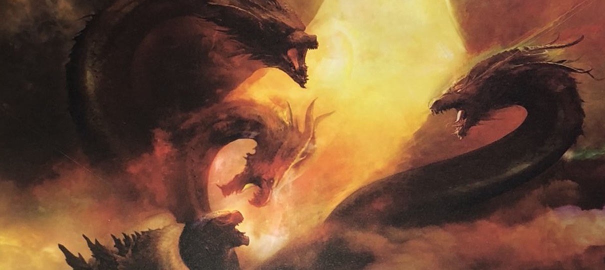 Godzilla enfrenta King Ghidorah em pôster exclusivo da SDCC