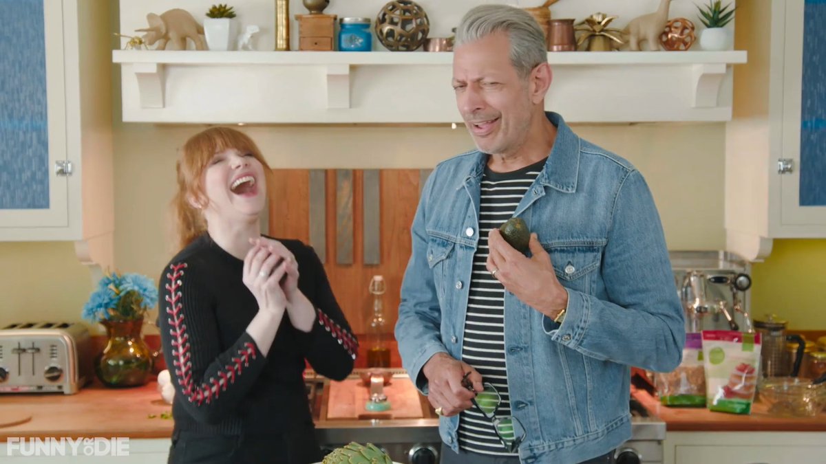 Aprenda a cozinhar com Jeff Goldblum e Bryce Dallas Howard!