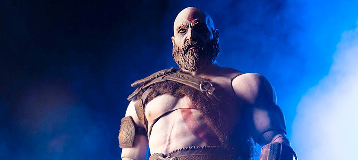 God of War | Kratos está pronto para o ataque nessa action-figure incrível