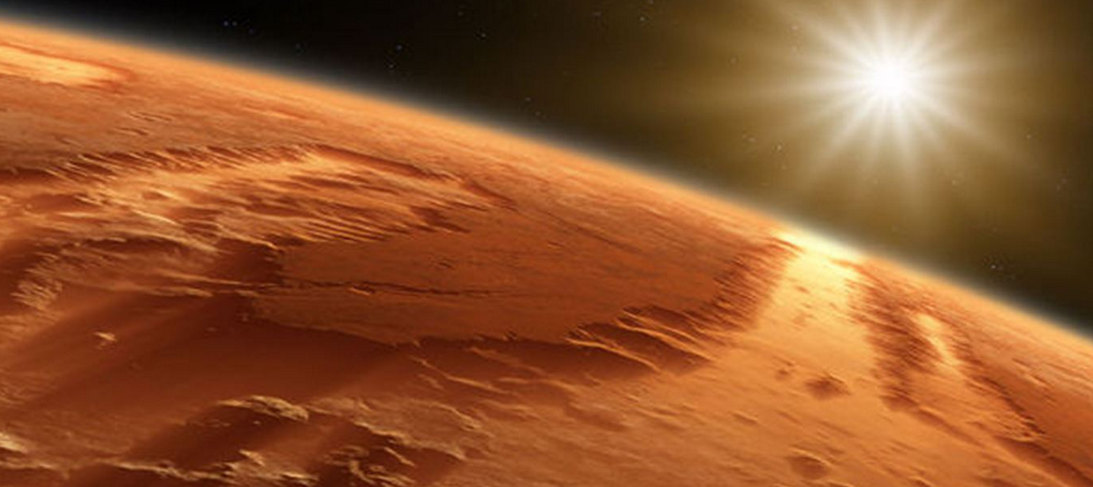 Água em estado líquido é encontrada em Marte