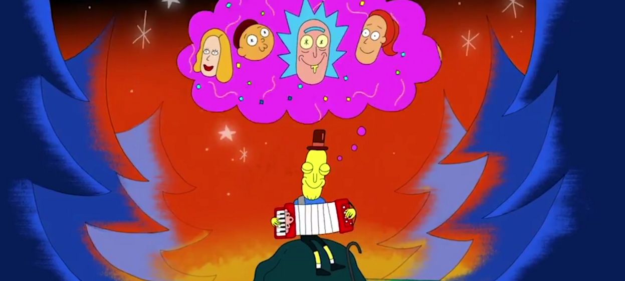 Rick and Morty | Sr. Bunda Cagada relembra uma época mais feliz em vídeo