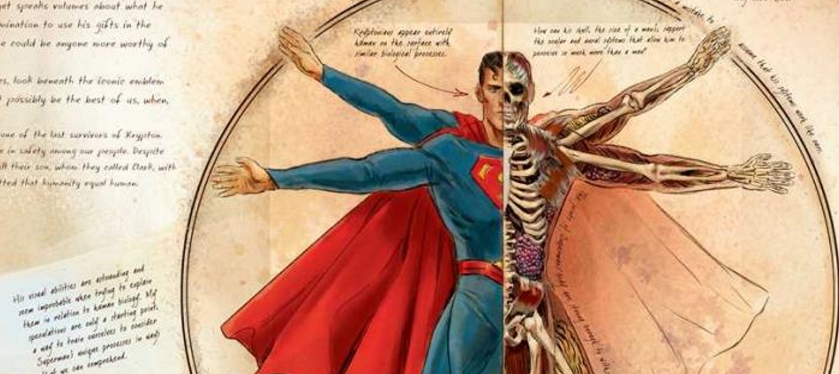 Livro detalha a anatomia dos personagens DC
