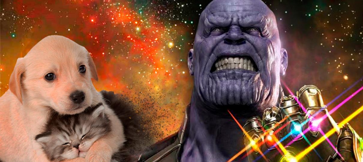 Assim não tem como defender: Thanos também matou gatos e cachorros