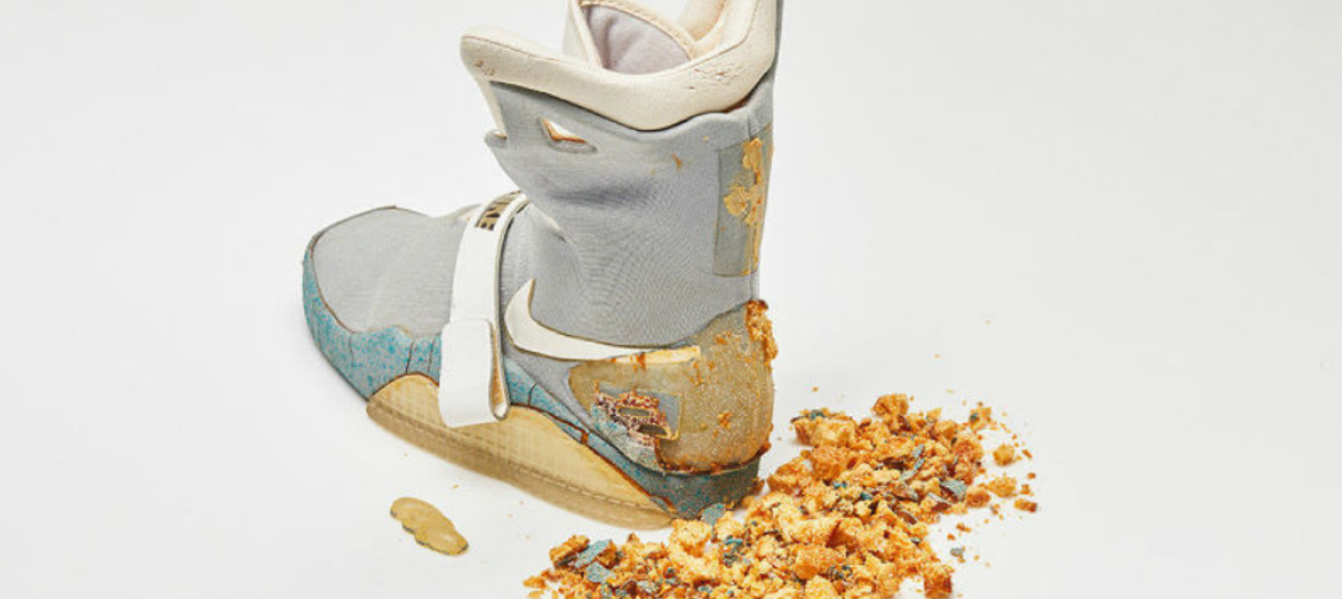 O tênis usado em De Volta Para o Futuro 2 está em estado decadente