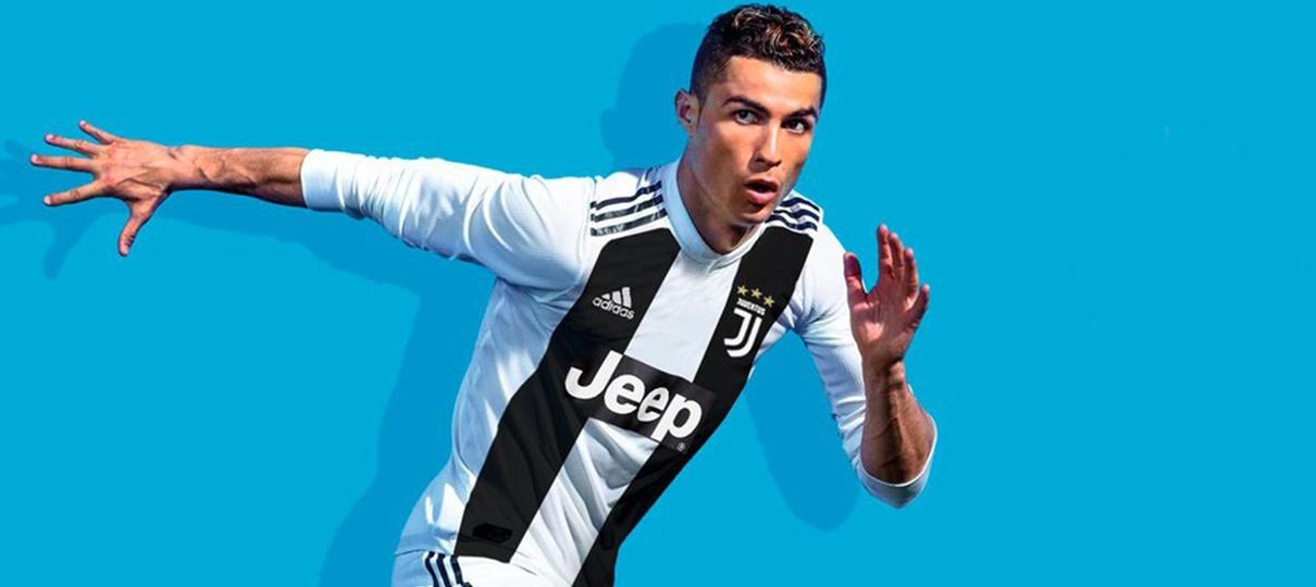Cristiano Ronaldo aparece com camiseta da Juventus na capa oficial de FIFA 19