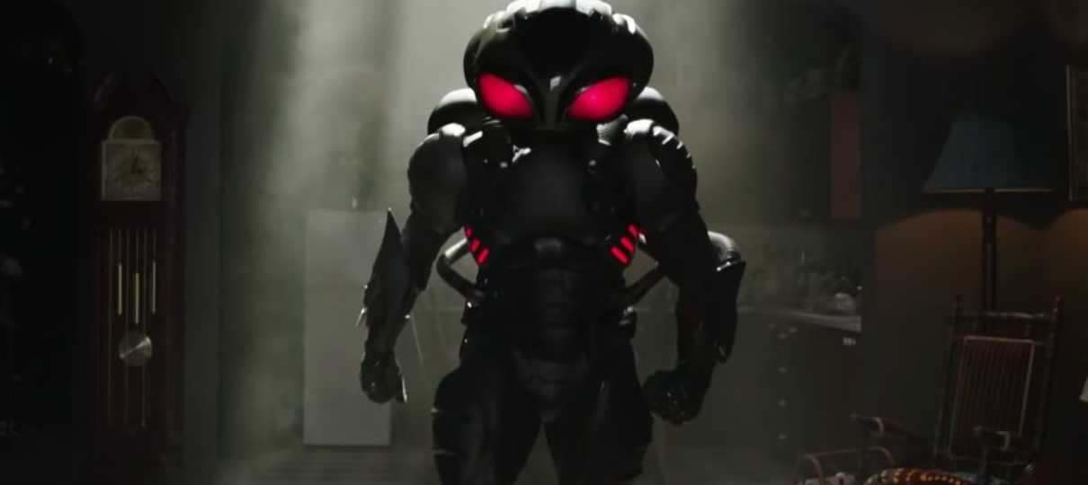 Aquaman | Detalhes do capacete do Arraia Negra são revelados em nova imagem