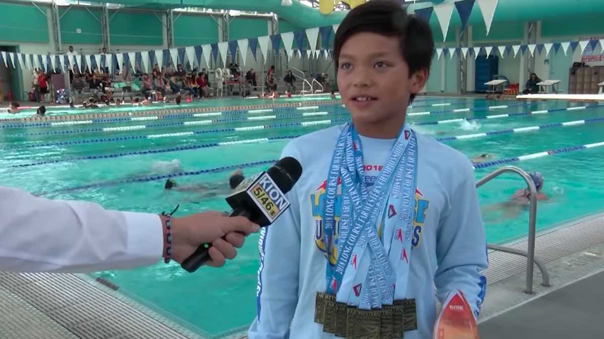 Garoto chamado Clark Kent bate recorde de Michael Phelps nos EUA