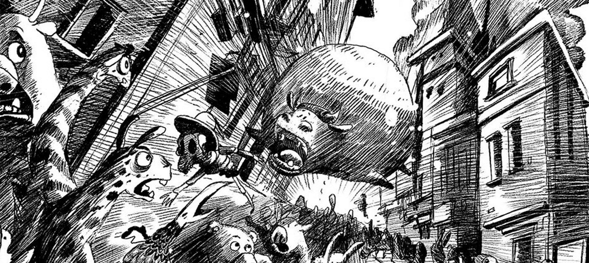 Imaginário Coletivo | HQ de Wesley Rodrigues traz fábula sobre vaca que queria ser pássaro