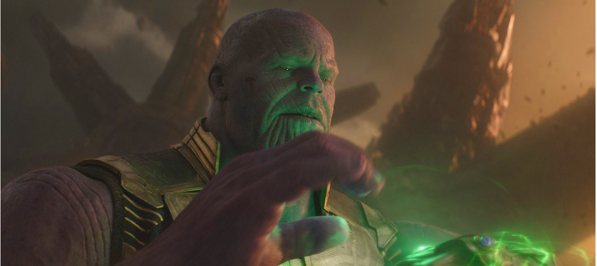 melody stone tone Thanos usou duas Joias do Infinito para puxar a lua em Guerra Infinita