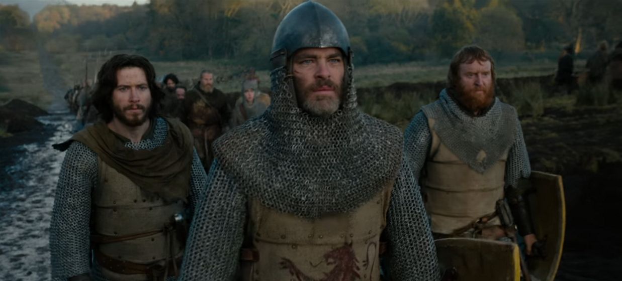 Chris Pine é forçado a entrar em guerra no trailer de Legítimo Rei