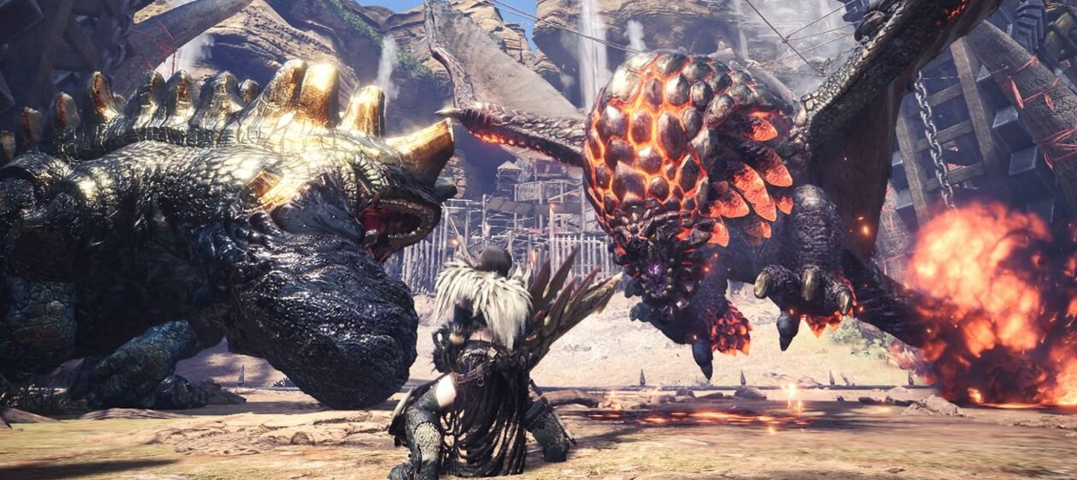 Monster Hunter: World entra no top 5 de mais jogados do Steam