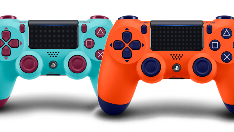 Sony anuncia quatro novas cores para DualShock 4