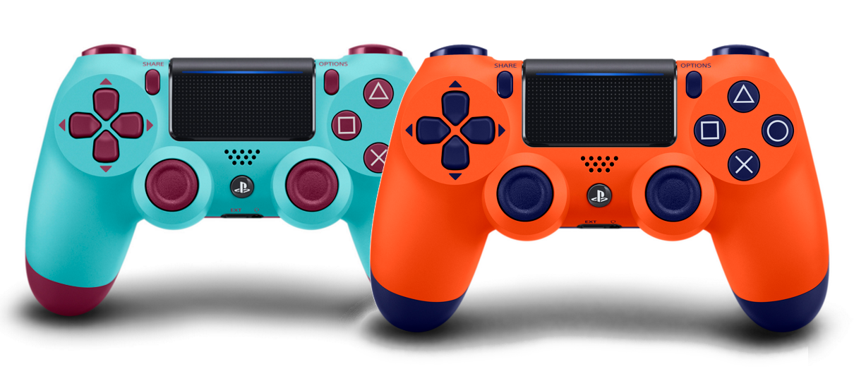 Sony anuncia quatro novas cores para DualShock 4