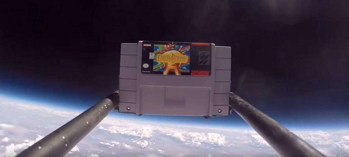 Estudante manda cartucho de Super Nintendo para o espaço e ele continua funcionando